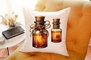 Watercolor Amber Halloween Set Clipa, an Illustration by designcity5 (Thumbnail 5 of 5)