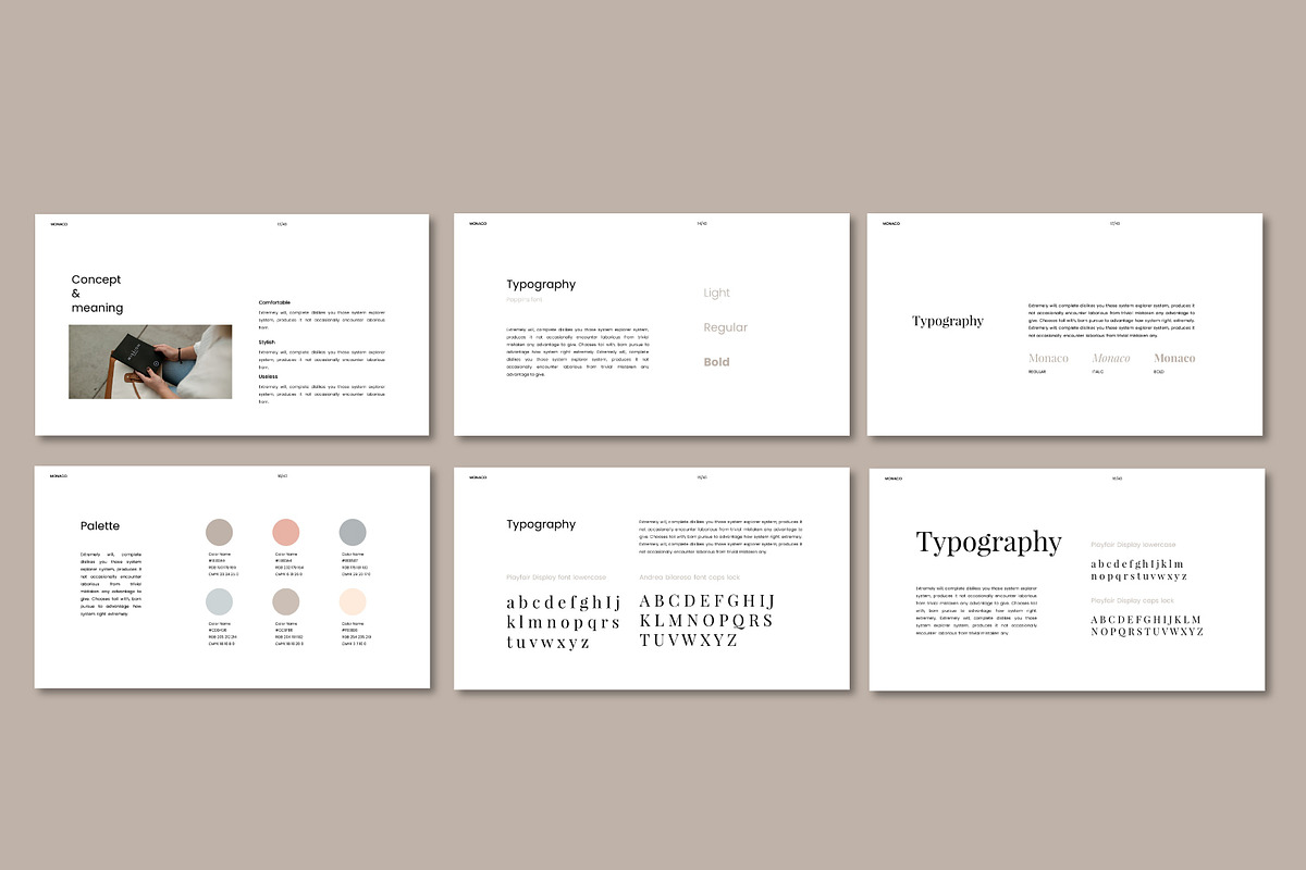 Monaco - Google Slides Template, a Presentation Template by Mox Design