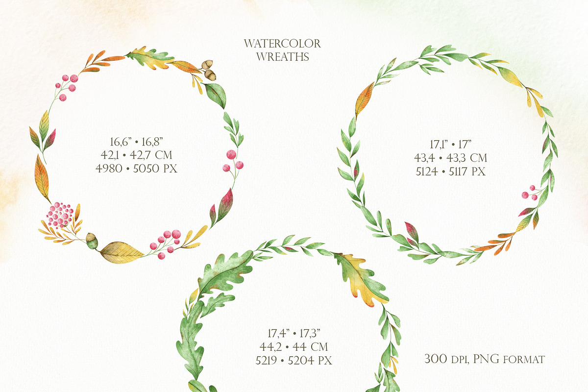 Watercolor fall clipart, an Object Graphic by OrangePeafowlArt (Photo 9 of 13)