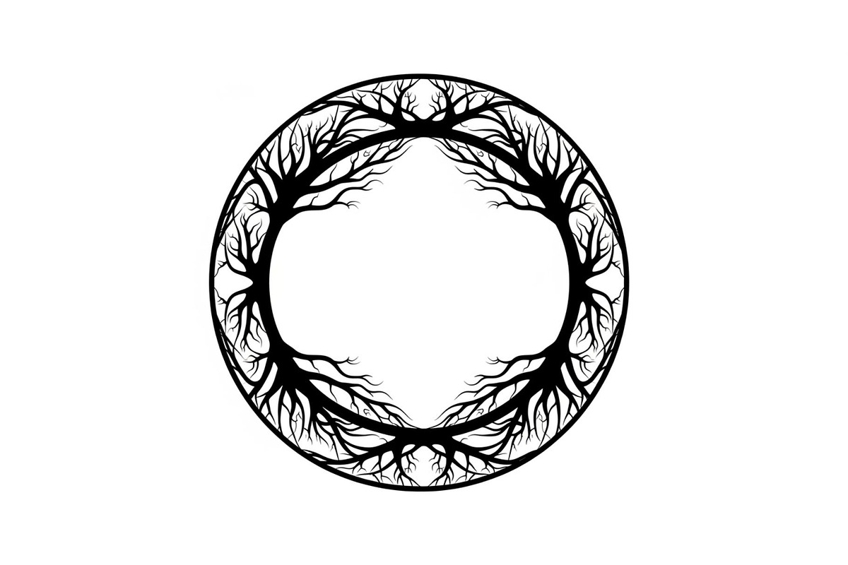 Tree of Life Circle Frame Bundle, an Illustration by Gaye Art (Photo 9 of 51)