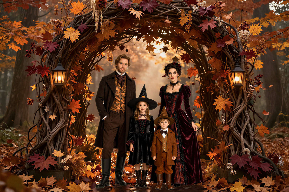 Enchanted Autumn Digital Backdrops, a Background Graphic by 3Motional (Photo 3 of 19)