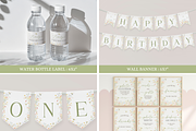Editable Bee Day 1st Birthday Bundle, an Invitation Template by Digital_Mind (Thumbnail 6 of 9)