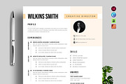 Professional Resume Template, a Resume Template by NorthPeak (Thumbnail 1 of 5)