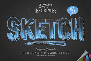 Sketch Text Style