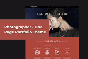 Photographer- Drupal Portfolio Theme