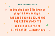 Shine Bubble Font, a Font by HansCo Studio (Thumbnail 9 of 9)