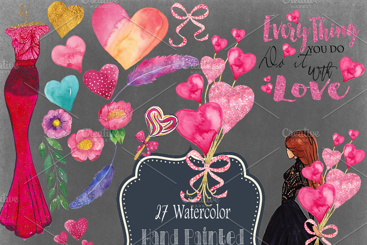 Valentine Clipart, an Illustration by My Creative Atelier (Photo 4 of 5)