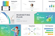 Marketing Plan PowerPoint, a Presentation Template by WhiteGraphic (Thumbnail 1 of 38)