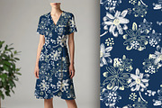 Artistic Daisy Floral Seamless, a Pattern Graphic by Sharon Schwalbe (Thumbnail 1 of 6)