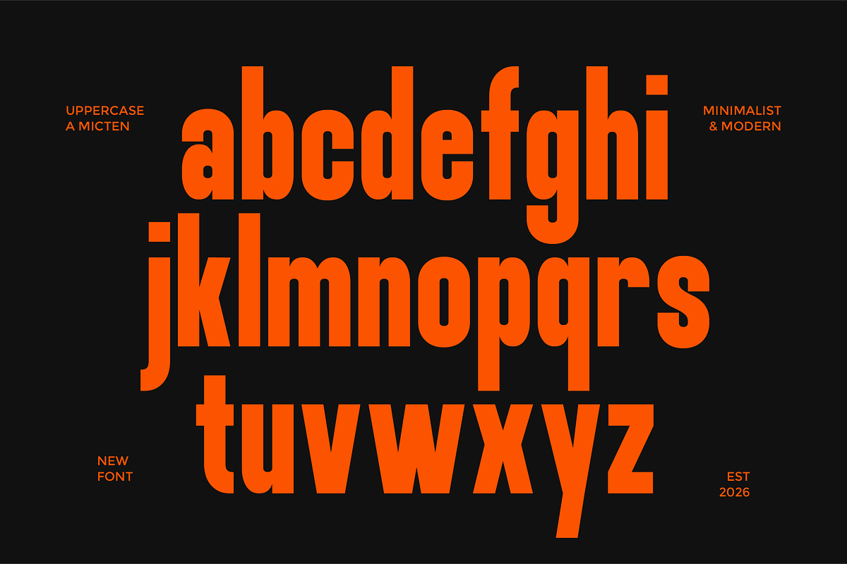 Micten, a Sans Serif Font by Flawless And Co (Photo 7 of 10)