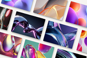 Abstract Liquid Glass Wallpapers, a Wallpaper Graphic by HipFonts (Thumbnail 4 of 10)