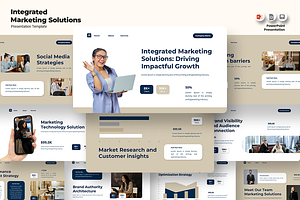 Marketing Solutions - PowerPoint, a Presentation Template by Iqsiart Studio