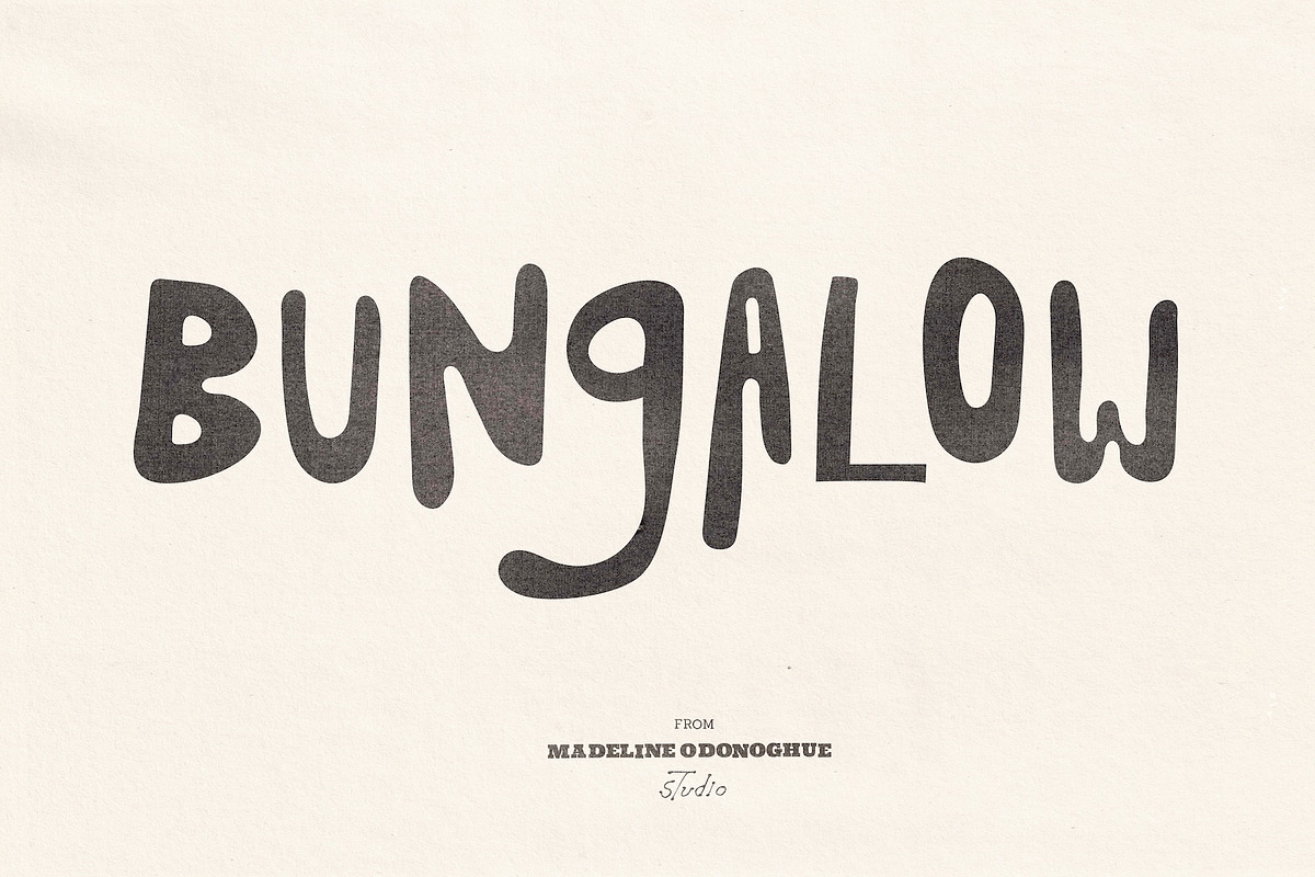 Bungalow - Hand Drawn Surf Font, a Handwritten Font by Madeline ODonoghue Design (Photo 15 of 18)