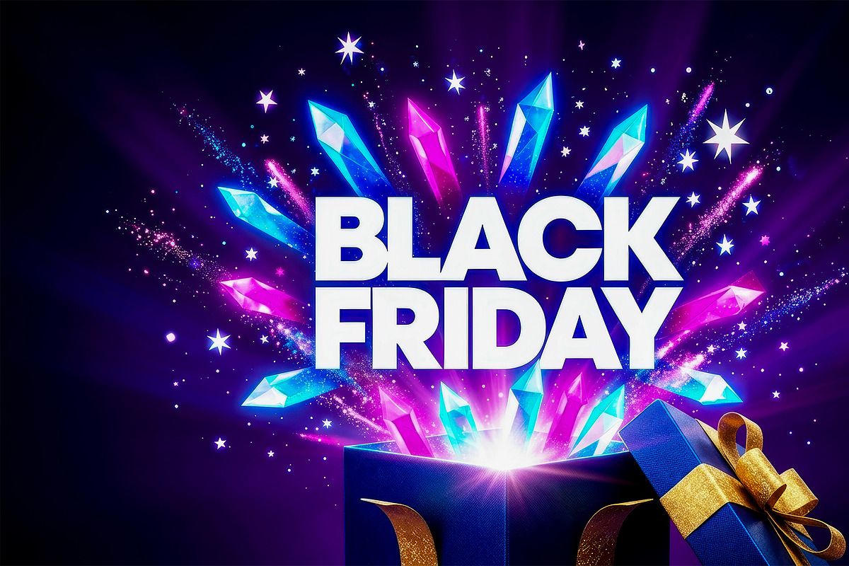 Magical Black Friday Sale Banners, a Finance Illustration by StockVerse Creative (Photo 4 of 4)