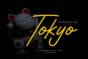 Tokyo, a Script Font by Zelda Graphic (Thumbnail 1 of 6)