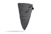 Black Face Wrap Bandana 3D Model, an Object 3D Model by rebrandy (Thumbnail 7 of 9)