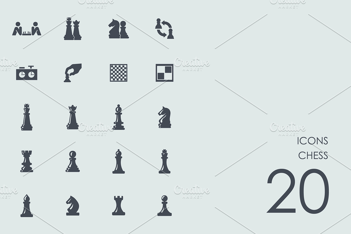 Chess icons, an Icon by Palau