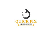 Handyman Logo Template, a Branding & Logo Template by floringheorghe (Thumbnail 1 of 2)