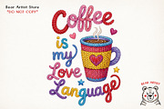 Valentine Crochet Coffee Sublimation, an Illustration by GlitterCraft (Thumbnail 10 of 41)