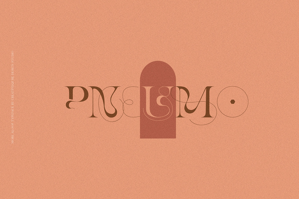 More Aloof Typeface Font, a Serif Font by Creativeqube Design (Photo 12 of 14)