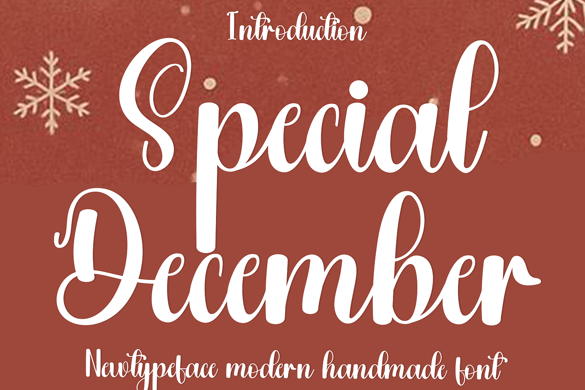 Special December, a Handwritten Font by FreshTypeINK