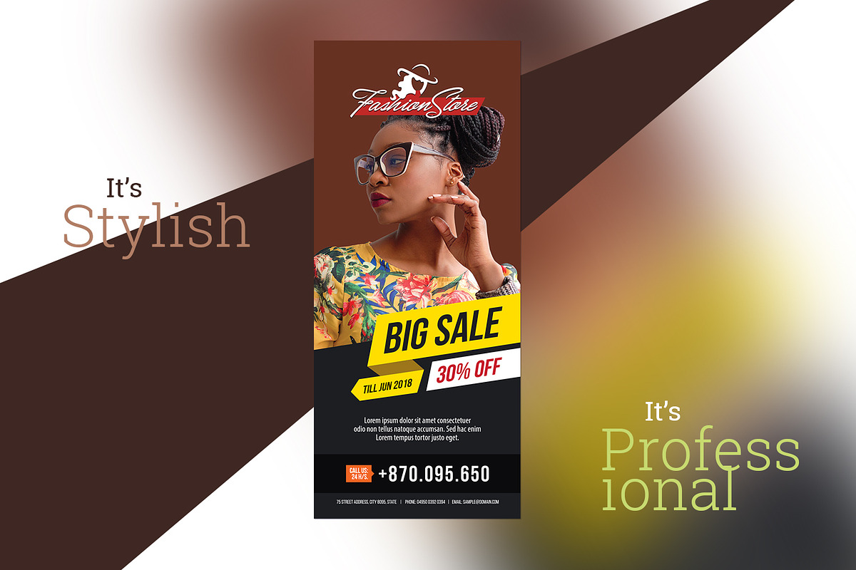 Big Sale Promotion Rollup Banner preview 2