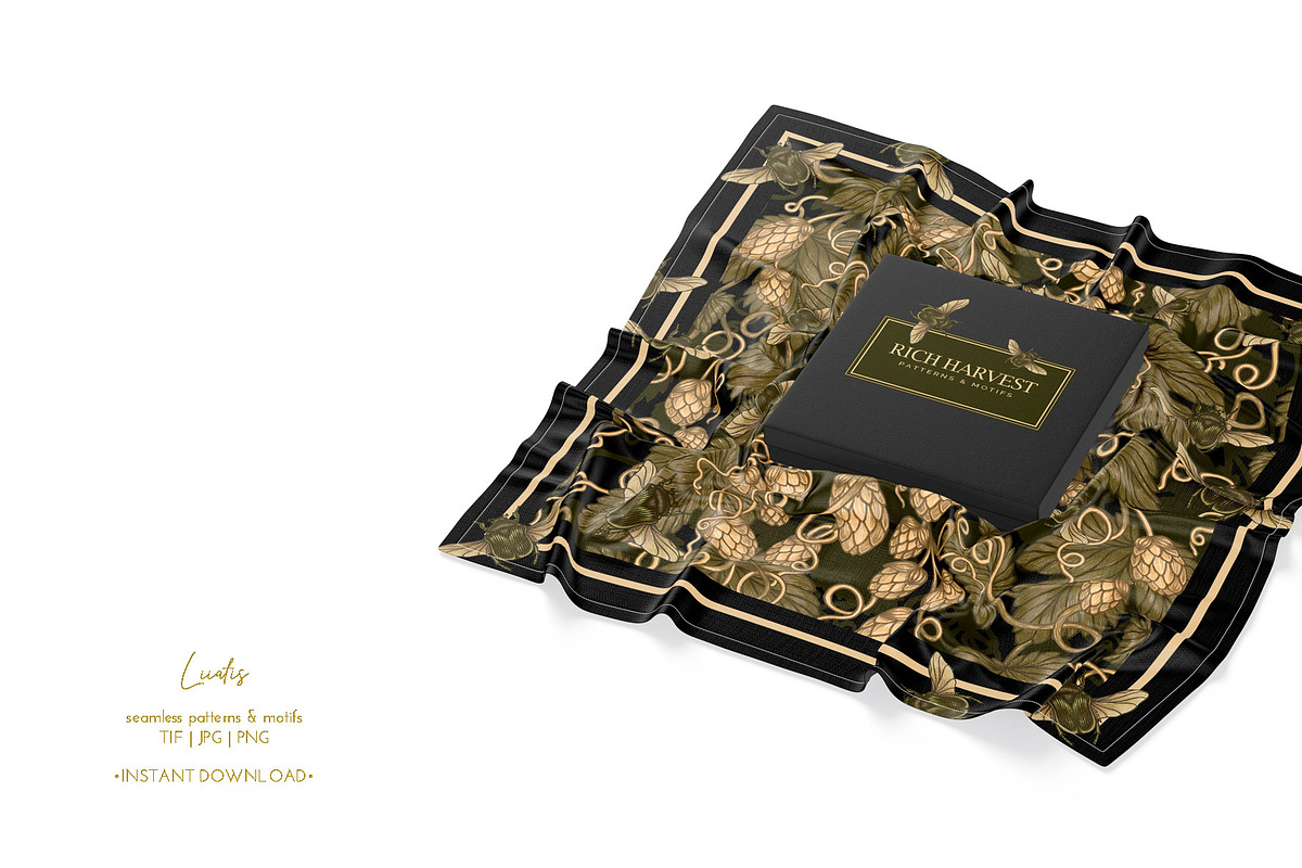 RICH HARVEST — Botanical Patterns, a Decorative Illustration by Liiafis (Photo 17 of 17)