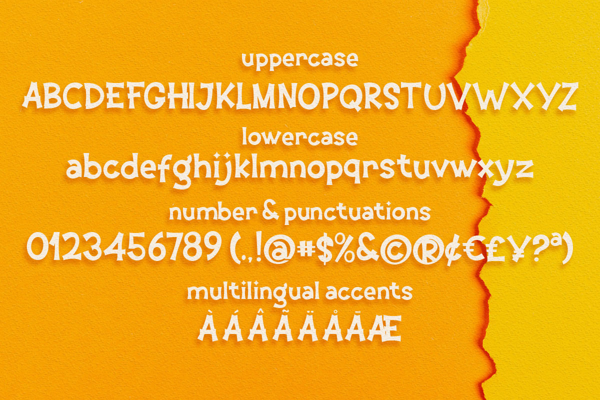 Orange Juice | Display Font, a Sans Serif Font by Almeera Std (Photo 2 of 8)