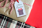 Christmas gift tags, a Seasonal Illustration by JulyGart (Thumbnail 4 of 5)