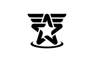 Star Wings Logo, a Branding & Logo Template by Buqancreative