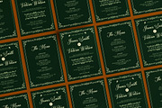 Art Deco Wedding Invitation, an Invitation Template by dokudokunomi (Thumbnail 4 of 4)