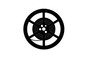 Classic Film Reel Silhouette Set, a Graphic by Designer_Momina (Thumbnail 11 of 14)