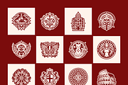 Italian Symbols Art Set, a Solid Icon by Creative Stall (Thumbnail 7 of 10)