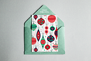 Vintage Christmas Balls Decorations, a Decorative Illustration by ms Julia Nova (Thumbnail 5 of 6)