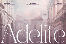 GC Adelite - Stylish Chic Serif
