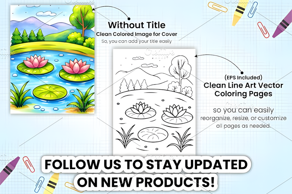 Mindful Nature Coloring Pages, a Decorative Illustration by Ink Gallery (Photo 3 of 3)