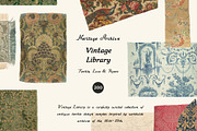 VINTAGE LIBRARY Textile, Lace, Paper, an Object Graphic by Lana Elanor (Thumbnail 4 of 14)