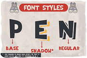 Pencil Box font 6 t-shirt designs, a Font by Heather_insane (Thumbnail 3 of 7)