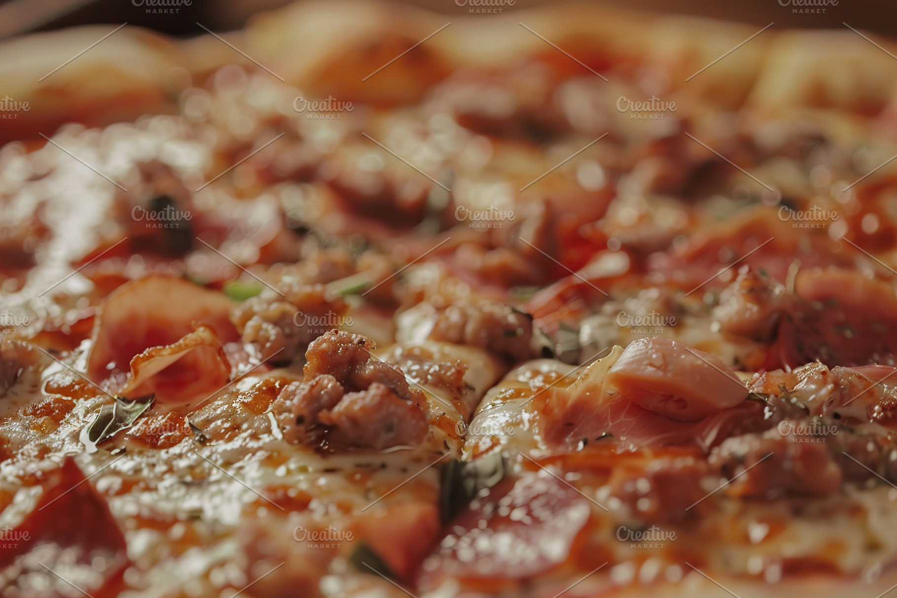 Fresh homemade cheese pizza, a Food & Drink Photo by AlyaAnd