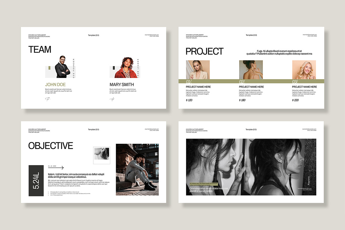 Design Portfolio Presentation Layout, a Presentation Template by MightyDesign (Photo 4 of 8)
