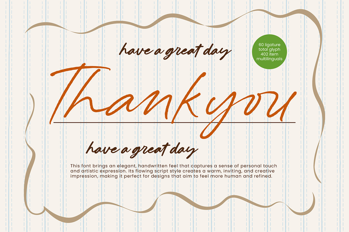 Monletta Handwritten Script Font, a Script Font by Letterena Studios Script (Photo 15 of 15)