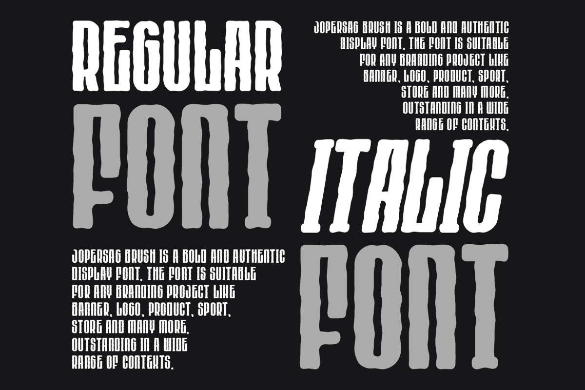 Jopersag Brush, a Handwritten Font by QR Design Studio (Photo 2 of 10)