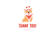 Valentine's Corgi Graphic Collection, an Animal Illustration by taraleicreative (Thumbnail 5 of 5)