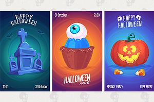 Halloween posters set6