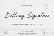 Bellany – Elegant Handwritten Script, a Script Font by dealitastudio (Thumbnail 1 of 8)