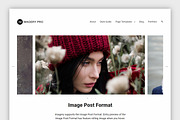 Portfolio Theme Imagery Pro, a WordPress Template by DinevThemes (Thumbnail 2 of 6)