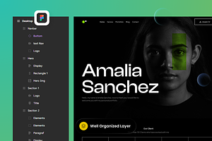 Sanchez - Portofolio Landing Page