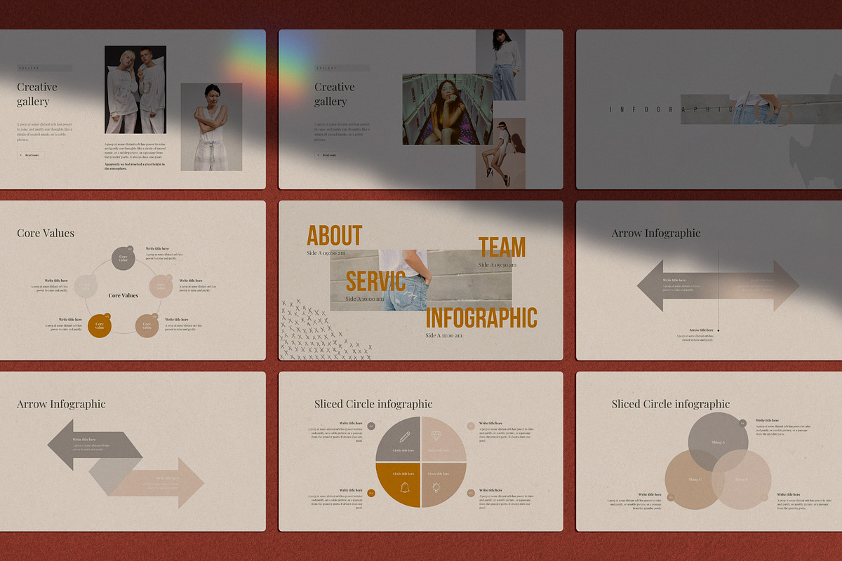 COLOR Google Slides Template, a Presentation Template by ShapeSlide (Photo 9 of 13)