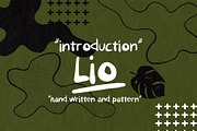 Lio Handwritten Font and Pattern, a Font by Easybandits (Thumbnail 1 of 6)