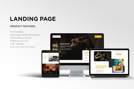 Mvp - Landing Page Multiporpose, a Landing Page Template by MVP Factory